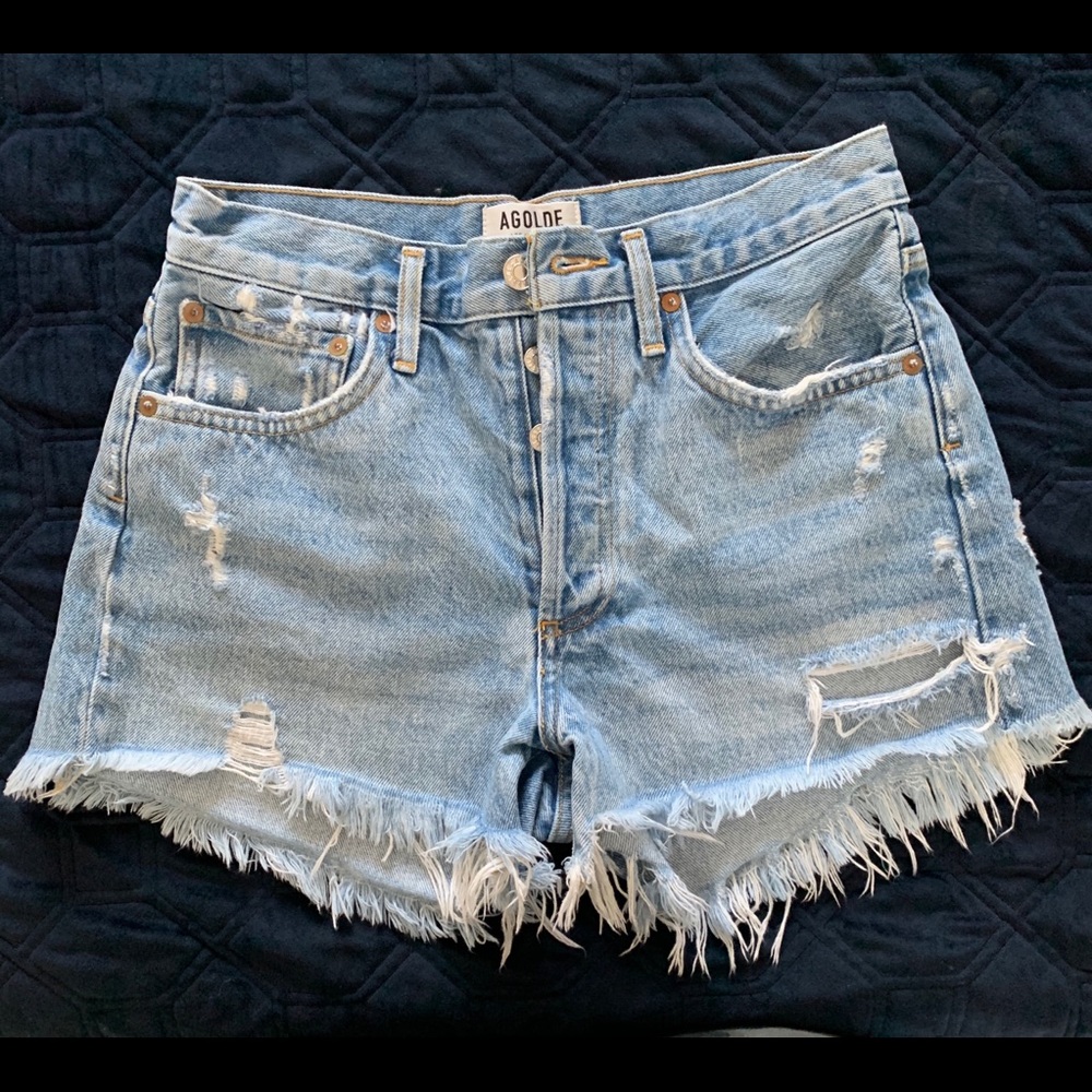 AGOLDE Parker high waist shorts